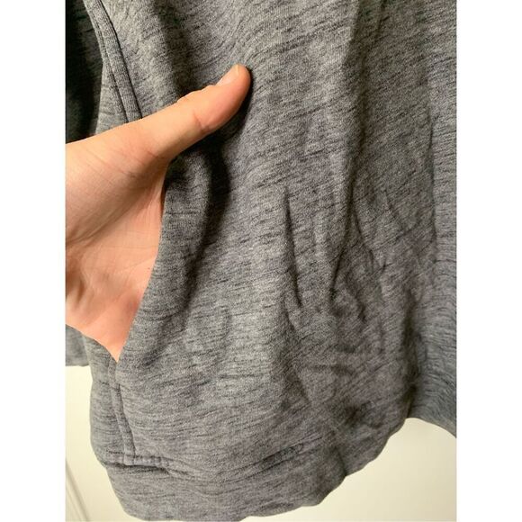 Lululemon Make A Move Funnel Neck Pullover Sweatshirt gray women's size 6 - Picture 5 of 6